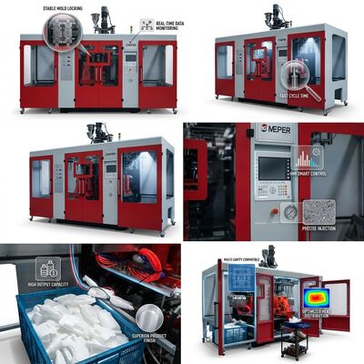 Quick Mold Change Extrusion Blow Molding Machine 100mm MP100FD