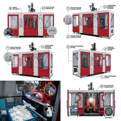 High Output 180kg/h PE Extrusion Blow Molding Machine MP100FD
