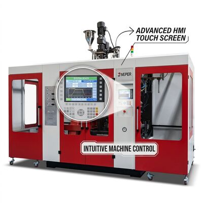 Double Layer View Strip Extrusion Blow Molding Machine MP100FD