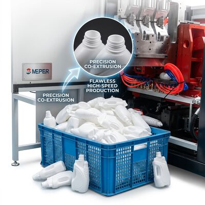Quick Mold Change Extrusion Blow Molding Machine 100mm MP100FD